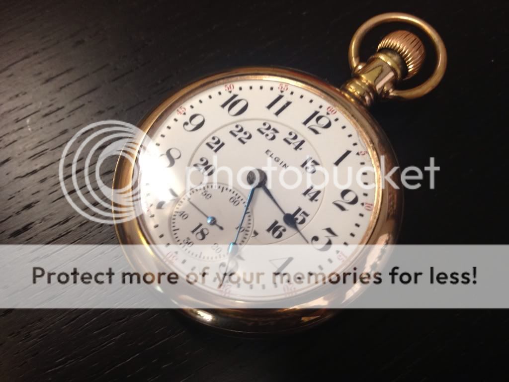 1903 Elgin Veritas 23 Jewel Pocket Watch 24 Hour Dial