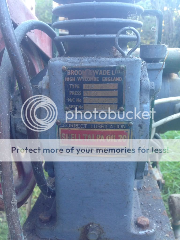 Vintage Broom & Wade air compressor Retro Rides